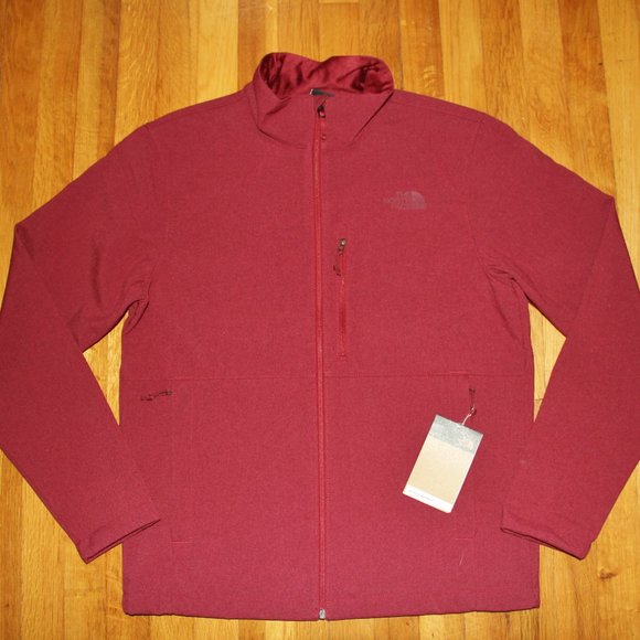 The North Face Apex Bionic Softshell Jacket Mens M L XL Cordovan Dark Heather - Picture 1 of 6
